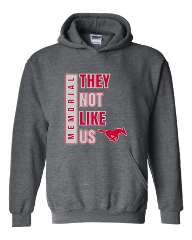 Memorial Mustangs They Not Like Us #1 Men's Hoodie