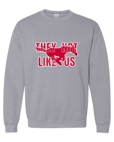 Memorial Mustangs They Not Like Us #2 Men's Sweatshirt