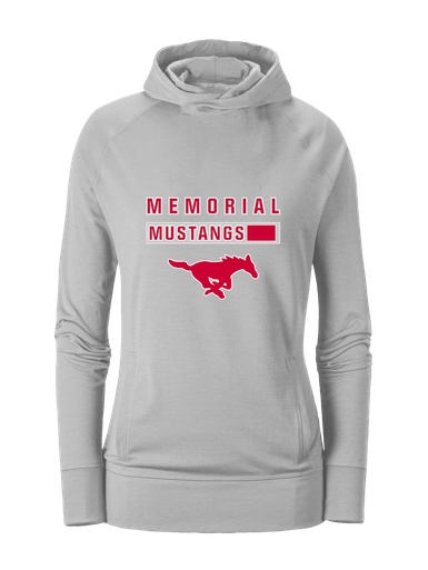 Memorial Mustangs Mascot #7 Women's Hoodie