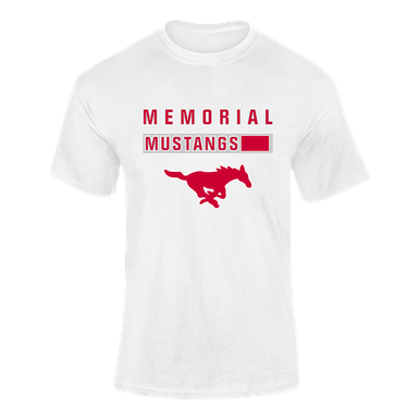 Memorial Mustangs Mascot #7 Men's Premium SS T-Shirt