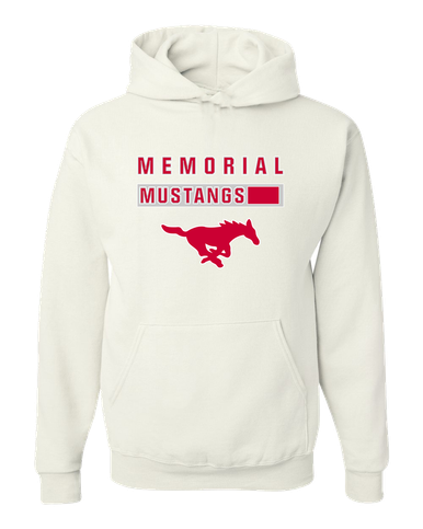 Memorial Mustangs Mascot #7 Men's Premium Hoodie