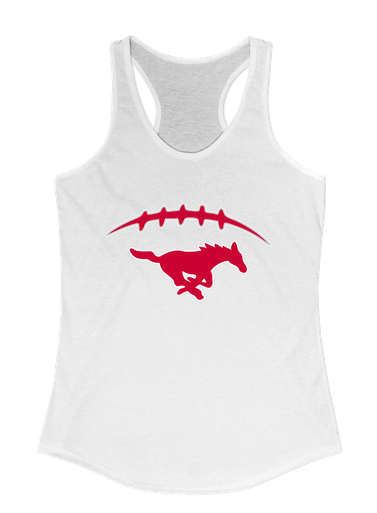 Memorial Mustangs Football #2 Women's Tank Top