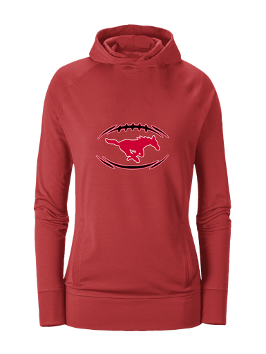Memorial Mustangs Football #3 Women's Hoodie