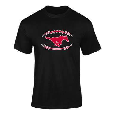 Memorial Mustangs Football #3 Men's SS T-Shirt