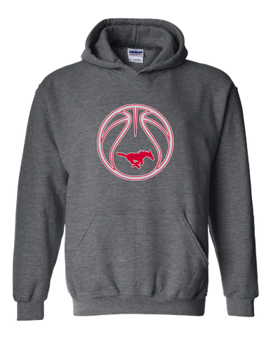Memorial Mustangs Basketball #2 Men's Hoodie