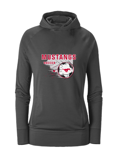 Memorial Mustangs Soccer #2 Women's Hoodie