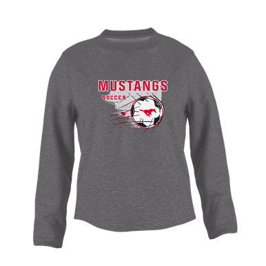 Memorial Mustangs Soccer #2 Women's Sweatshirt