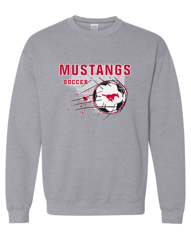 Memorial Mustangs Soccer #2 Men's Sweatshirt