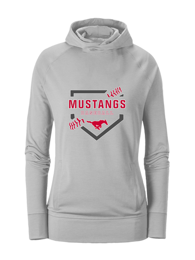 Memorial Mustangs Baseball #2 Women's Hoodie