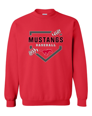 Memorial Mustangs Baseball #2 Men's Sweatshirt