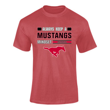 Memorial Mustangs Mindset Men's SS T-Shirt