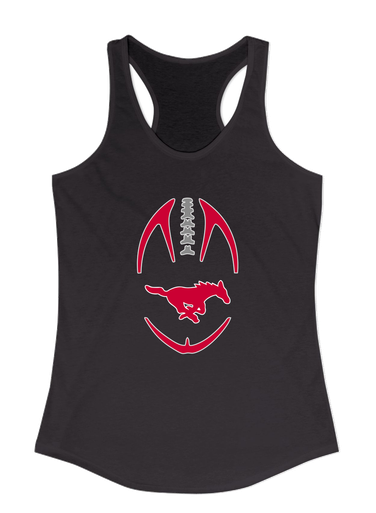 Memorial Mustangs Football #4 Women's Tank Top