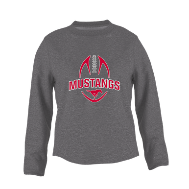 Memorial Mustangs Football #5 Women's Sweatshirt