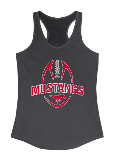 Memorial Mustangs Football #5 Women's Tank Top