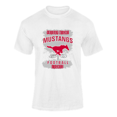 Memorial Mustangs Football #6 Men's SS T-Shirt