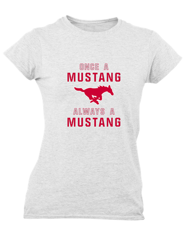 Memorial Mustangs Once A Women's SS T-Shirt