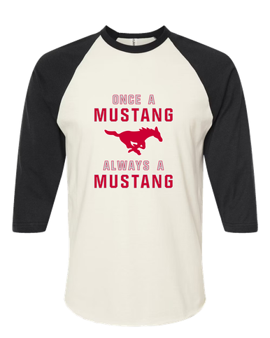 Memorial Mustangs Once A Women's Baseball T-Shirt