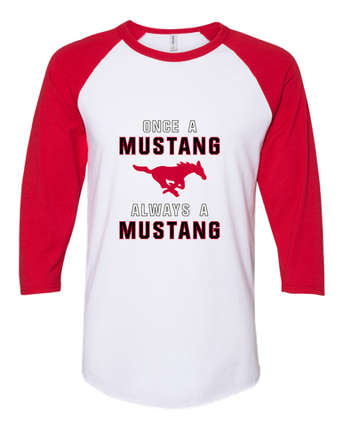 Memorial Mustangs Once A Men's Baseball T-Shirt