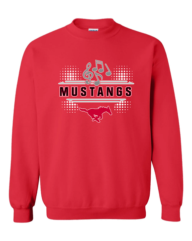 Memorial Mustangs Band # 3 Men's Sweatshirt