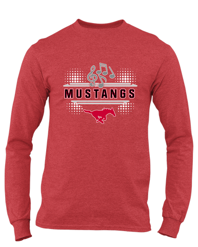 Memorial Mustangs Band # 3 Men's Premium LS T-Shirt