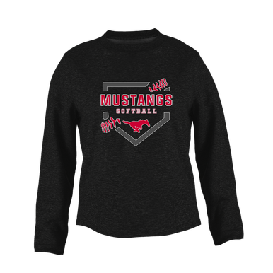 Memorial Mustangs Softball #2 Women's Sweatshirt