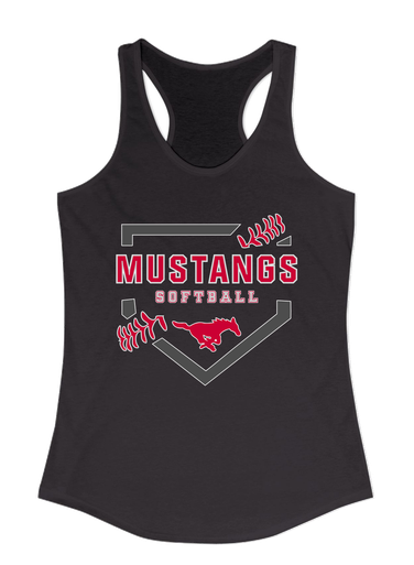 Memorial Mustangs Softball #2 Women's Tank Top