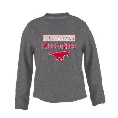 Memorial Mustangs Mascot #9 Women's Sweatshirt