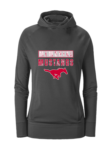 Memorial Mustangs Mascot #9 Women's Hoodie
