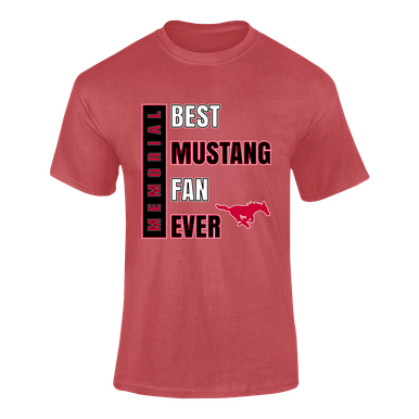 Memorial Mustangs Best Mustang Fan Men's SS T-Shirt