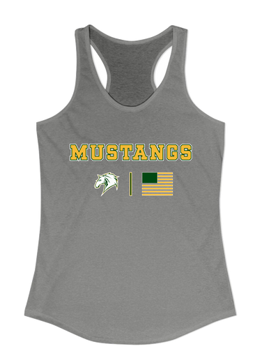 Mira Costa Mustangs Team Colors Flag Women's Tank Top