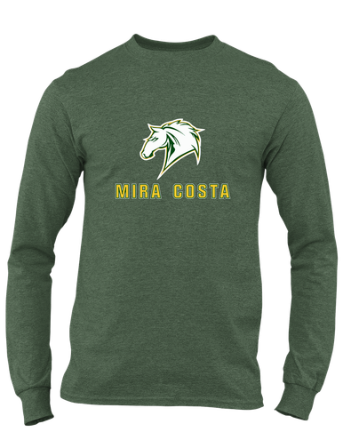 Mira Costa Mustangs Mascot #2 Men's LS T-Shirt