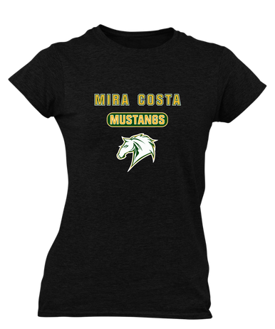 Mira Costa Mustangs Mascot #3 Women's SS T-Shirt