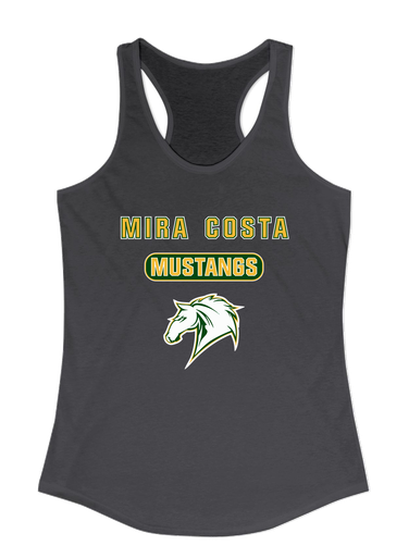 Mira Costa Mustangs Mascot #3 Women's Tank Top