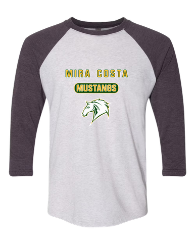 Mira Costa Mustangs Mascot #3 Men's Baseball T-Shirt