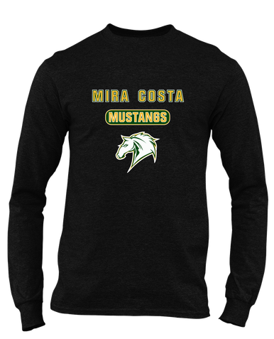 Mira Costa Mustangs Mascot #3 Men's Premium LS T-Shirt