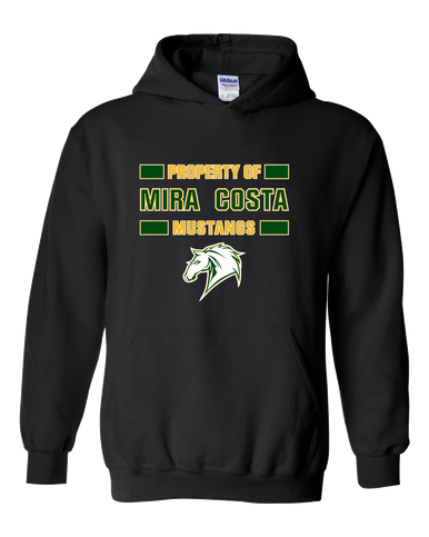 Mira Costa Mustangs Property Of Men's Hoodie