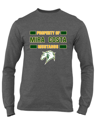Mira Costa Mustangs Property Of Men's Premium LS T-Shirt