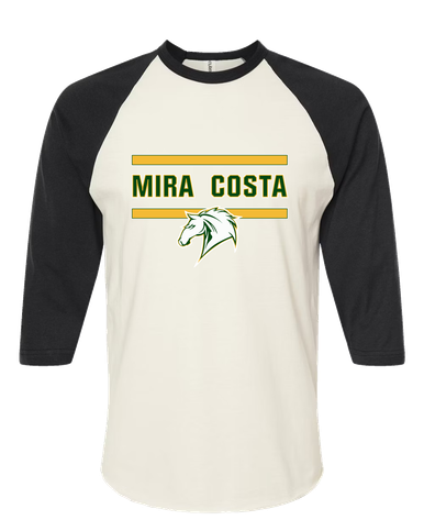 Mira Costa Mustangs Mascot #4 Men's Baseball T-Shirt