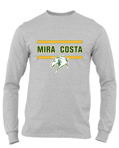 Mira Costa Mustangs Mascot #4 Men's Premium LS T-Shirt