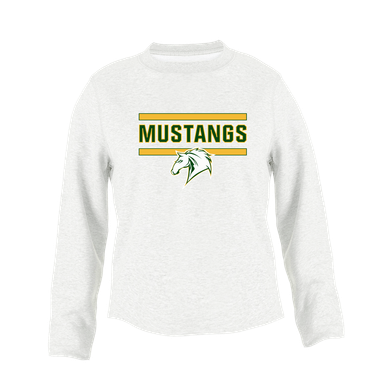 Mira Costa Mustangs Mascot #5 Women's Sweatshirt
