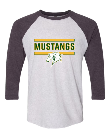 Mira Costa Mustangs Mascot #5 Women's Baseball T-Shirt