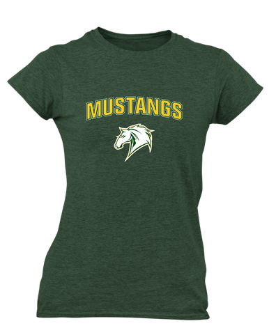 Mira Costa Mustangs Mascot #6 Women's SS T-Shirt