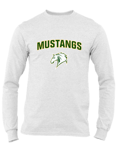 Mira Costa Mustangs Mascot #6 Men's LS T-Shirt