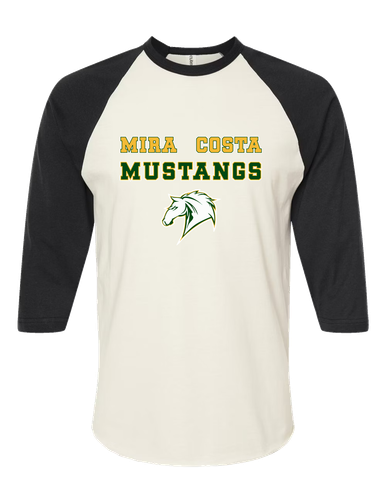 Mira Costa Mustangs Spirit Women's Baseball T-Shirt