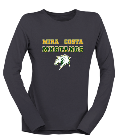 Mira Costa Mustangs Spirit Women's Premium LS T-Shirt