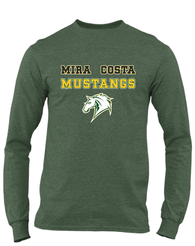 Mira Costa Mustangs Spirit Men's LS T-Shirt