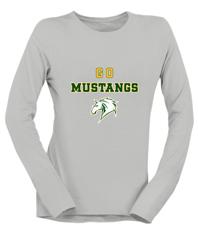 Mira Costa Mustangs Go Team Women's Premium LS T-Shirt