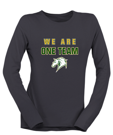Mira Costa Mustangs We Are One Team Women's LS T-Shirt