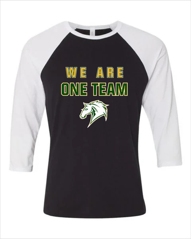 Mira Costa Mustangs We Are One Team Men's Baseball T-Shirt
