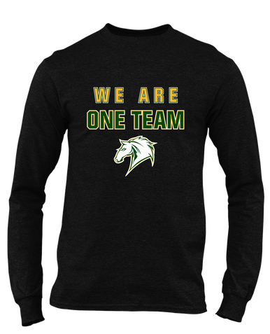 Mira Costa Mustangs We Are One Team Men's LS T-Shirt